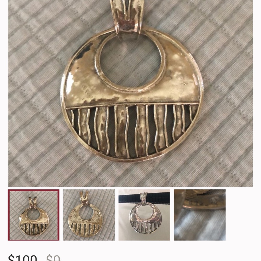 Silpada Sterling Silver 3” Pendant for Necklace. - Picture 5 of 5